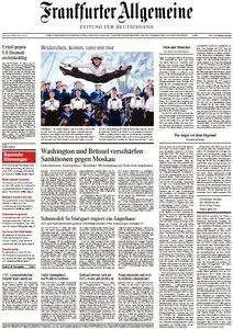 Frankfurter Allgemeine Zeitung vom Dienstag, 18. März 2014
