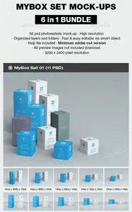 GraphicRiver - MyBox Set Mock-up Bundle