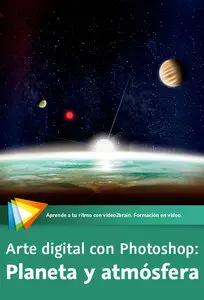 Arte digital con Photoshop: Planeta y atmósfera