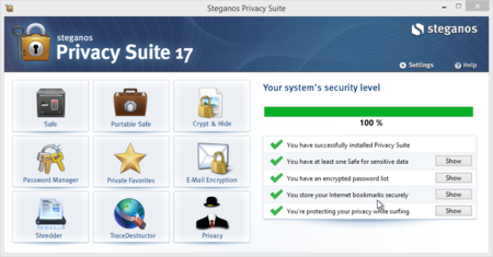 Steganos Privacy Suite 17.0.3 Revision 11480