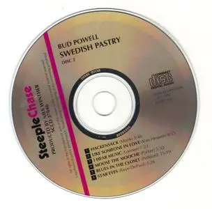 Bud Powell - Swedish Pastry (1962) {2CD Set, SteepleChase SCCD-37045/46 rel 1998}