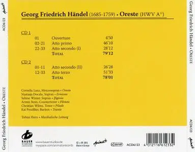 Tobias Horn - George Frideric Handel: Oreste, HWV A 11 (2010)