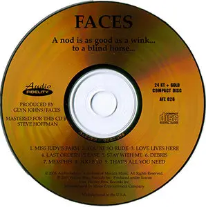 Faces - A Nod Is As Good As A Wink...To A Blind Horse [Audio Fidelity AFZ 026] (2005) {Repost}
