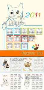Calendar for 2011 Cat
