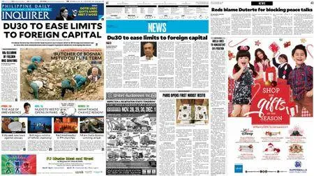 Philippine Daily Inquirer – November 24, 2017