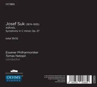 Essen Philharmoniker & Tomáš Netopil - Suk: Asrael, Op. 27 (2017)