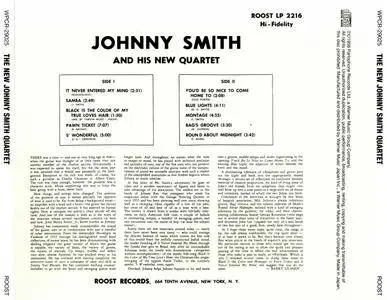 Johnny Smith - The New Johnny Smith Quartet (1956) {2016 Japan SHM-CD Jazz Masters Collection 1200 Series WPCR-29025}