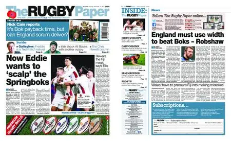 The Rugby Paper – November 14, 2021