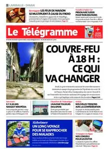 Le Télégramme Dinan - Dinard - Saint-Malo – 15 janvier 2021