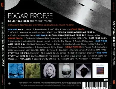 Edgar Froese - Solo (1974-1983), The Virgin Years (2012) {4CD Box Set Virgin-EMI}