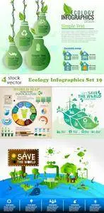 Vectors - Ecology Infographics Set 19