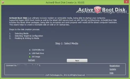 Active@ Boot Disk Suite 10.0.1 LiveCD (WinPE 5.1)