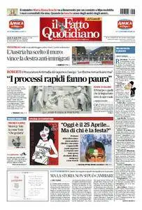 Il Fatto Quotidiano - 25 Aprile 2016