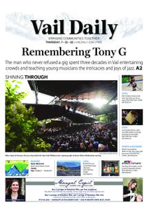 Vail Daily – July 21, 2022