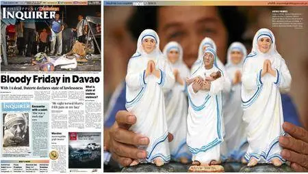 Philippine Daily Inquirer – September 04, 2016