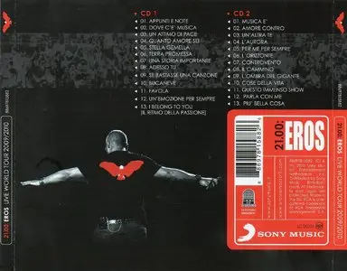 Eros Ramazzotti - 21:00 Eros Live World Tour 2009/2010 (2010)