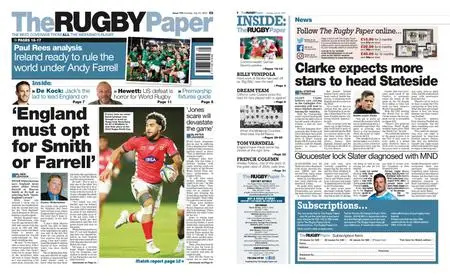 The Rugby Paper – July 24, 2022