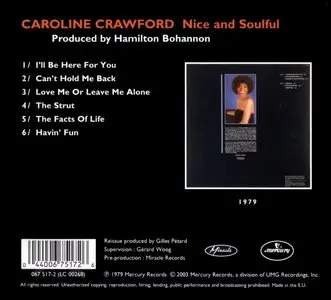 Caroline Crawford - Nice And Soulful (1979) {Mercury 067517}