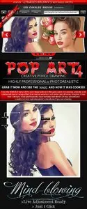GraphicRiver Creative Pop Art Pencil Drawing Vol. 4