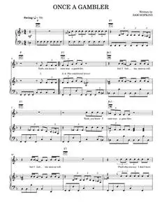 Once A Gambler - Crazy Heart Movie, Lightnin' Hopkins (Piano-Vocal-Guitar)