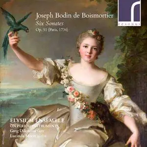 Elysium Ensemble - Joseph Bodin de Boismortier: Six Sonates, Op. 51 (2016) [Official Digital Download 24/96]