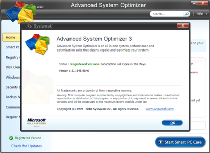 Advanced System Optimizer 3.1.648.6846