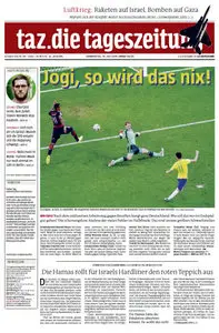 Tageszeitung TAZ vom 10 Juli 2014