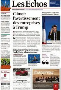 Les Echos du Jeudi 17 Novembre 2016