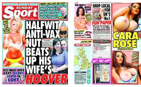 The Sunday Sport – August 20, 2021