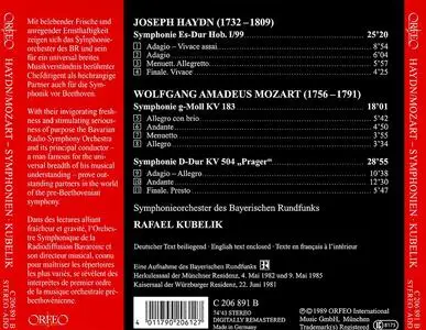 Rafael Kubelik, Symphonieorchester des Bayerischen Rundfunks - Haydn: Symphony No. 99; Mozart: Symphonies Nos. 25 & 38 (1989)