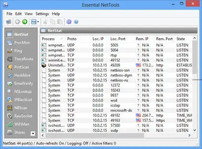 Essential NetTools 4.3 Build 270