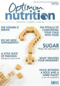Optimum Nutrition - Autumn 2016