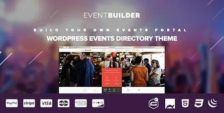 ThemeForest - EventBuilder v1.0.12 - WordPress Events Directory Theme - 11715889