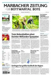 Marbacher Zeitung - 12. September 2017
