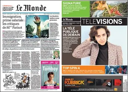 Le Monde - 17 & 18 April 2011 (+ Supplement)