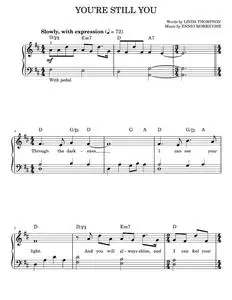 You're Still You - Ennio Morricone, Josh Groban (Easy Piano)