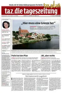 Tageszeitung TAZ vom 04 September 2014