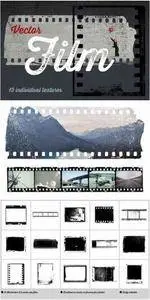CreativeMarket - 15 Vector Film Textures