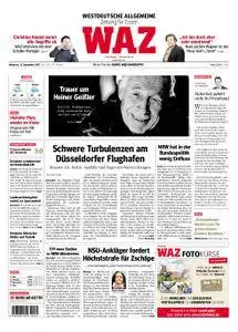 WAZ Westdeutsche Allgemeine Zeitung Essen-West - 13. September 2017