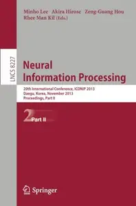 Neural Information Processing: 20th International Conference, ICONIP 2013, Daegu, Korea, November 3-7, 2013. Proceedings, Part