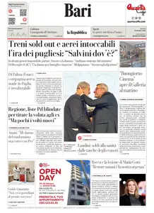 la Repubblica Bari - 21 Ottobre 2025
