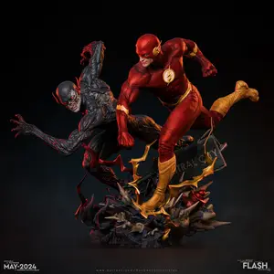 MocDan Collectibles  Flash vs BlackFlash  DC Comics  3D Model