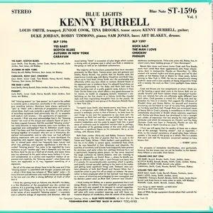 Kenny Burrell - Blue Lights, Volume 1 (1958) Japanese Reissue 2000, Remastered by RVG