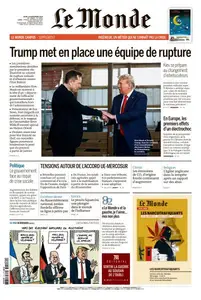 Le Monde du Jeudi 14 Novembre 2024