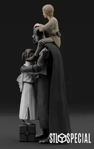 Darth Vader - Fatherhood - Luke and Leia - 3D Print