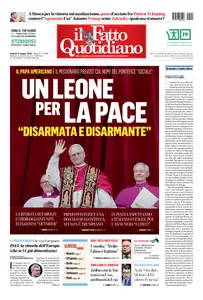 Il Fatto Quotidiano - 9 Maggio 2025