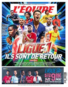 L’equipe du Vendredi 15 Août 2025
