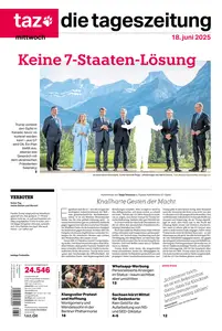 taz die tageszeitung  - 18 Juni 2025