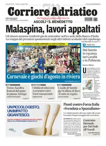 Corriere Adriatico Ascoli - 7 Agosto 2025