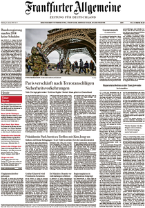 Frankfurter Allgemeine Zeitung vom Dienstag, 13. Januar 2015